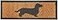 Esschert Design RB171 Long Dog Rubber Coir Doormat