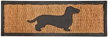 Esschert Design RB171 Long Dog Rubber Coir Doormat