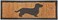 Esschert Design RB171 Long Dog Rubber Coir Doormat