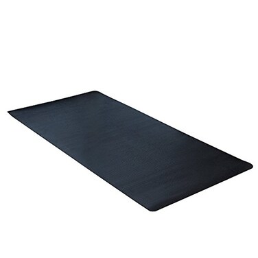 CLIMATEX IndoorOutdoor Rubber Scraper Mat 36 in x 6 ft Black