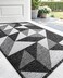 DEXI Front Door Mats for Entryway 2x3 Non Slip Washable LowProfile Entry Doormat Absorbent Resist Dirt Inside Floor Entrance Mat Patio BlackWhite