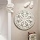 Madison Park Casablanca 100 Cotton Tufted Bathroom Rugs Luxurious Plush Medallion Floral Pattern Bath Mat Absorbent Quick Dry Spa Design Shower Room Dcor Round 25 Taupe
