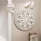 Madison Park Casablanca 100 Cotton Tufted Bathroom Rugs Luxurious Plush Medallion Floral Pattern Bath Mat Absorbent Quick Dry Spa Design Shower Room Dcor Round 25 Taupe
