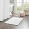 Madison Park Lasso 100 Cotton Chenille Chain Woven Stitch Bathroom Rug Non Slip Absorbent Quick Dry Bath Mat 20x30 White