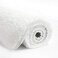 Suchtale Non Slip Shaggy Microfiber Bath Mat 16 x 24 White Thick Plush Absorbent Mat Machine Washable for Bathroom Shower