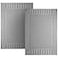 White Classic Luxury Bath Mat Floor Towel Set Absorbent Cotton Hotel Spa ShowerBathtub Mats Not a Bathroom Rug 22x34 2 Pack Light Grey