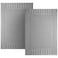 White Classic Luxury Bath Mat Floor Towel Set Absorbent Cotton Hotel Spa ShowerBathtub Mats Not a Bathroom Rug 22x34 2 Pack Light Grey