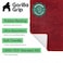 GORILLA GRIP Bath Rug Mat Thick Soft Absorbent Chenille Quick Dry Microfiber Mats Rubber Backing Washable Shower Floor Rugs US Designed Bathroom Bathmat Home Decor Accessories 24x17 Red
