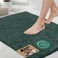 GORILLA GRIP Bath Rug Mat 30x20 Thick Soft Absorbent Chenille Quick Dry Microfiber Mats Rubber Backing Washable Shower Floor Rugs US Designed Bathroom Bathmat Home Decor Accessories Hunter Green