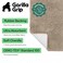 GORILLA GRIP Bath Rug Mat 36x24 Thick Absorbent Chenille Quick Dry Microfiber Mats Rubber Backing Washable Shower Floor Rugs Bathmat Runner US Designed Bathroom Home Decor Accessories Gray Beige