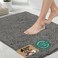 GORILLA GRIP Bath Rug Mat 36x24 Soft Absorbent Chenille Quick Dry Microfiber Mats Rubber Backing Washable Shower Floor Rugs Bathmat Runner US Designed Bathroom Home Decor Accessories Charcoal