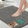 GORILLA GRIP Bath Rug Mat 36x24 Soft Absorbent Chenille Quick Dry Microfiber Mats Rubber Backing Washable Shower Floor Rugs Bathmat Runner US Designed Bathroom Home Decor Accessories Charcoal
