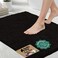GORILLA GRIP Bath Rug Mat 36x24 Thick Soft Absorbent Chenille Quick Dry Microfiber Mats Rubber Backing Washable Shower Floor Rugs Bathmat Runner US Designed Bathroom Home Decor Accessories Black
