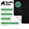 GORILLA GRIP Bath Rug Mat 36x24 Thick Soft Absorbent Chenille Quick Dry Microfiber Mats Rubber Backing Washable Shower Floor Rugs Bathmat Runner US Designed Bathroom Home Decor Accessories Black