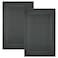 Infinitee Xclusives Premium Cotton Grey Bath Mats Pack of 2 34x22 Inches Not a Bathroom Rug Ultra Soft and Super Absorbent Floor Mat Machine Washable Shadow Grey Towel Bath Mats