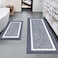 Pauwer Bathroom Rugs Sets 2 Piece Non Slip Bath Mats for Bathroom Absorbent Bath Rugs Floor Mat Machine Washable Shower Rugs for Bath Floor Tub and Shower