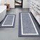Pauwer Bathroom Rugs Sets 2 Piece Non Slip Bath Mats for Bathroom Absorbent Bath Rugs Floor Mat Machine Washable Shower Rugs for Bath Floor Tub and Shower