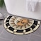 Zoeeya Tarot Sun Moon Bath mat Goth Half Circle Bath MatWitchy Decor Aesthetic Soft Half Circle Rug for BathroomWater Absorbent Bathmat Goth Bath Mat for Shower Halloween Rug 275 173 inch