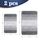 OLANLY Bathroom Rug Set 2 Piece Soft Absorbent Microfiber Bath Rug Set NonSlip Machine Wash Dry Plush Shaggy Bath Mats for Bathroom 30x2024x16 Grey