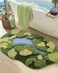 DEXI Moss Bath Mat Ultra Thick Soft Green Bathroom Rug Water Absorbent Non Slip Microfiber Rugs for Shower Floor Sink Bedroom Home Accessories Decor 20x32 Moss Green