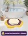 DEXI Moss Bath Mat Ultra Thick Soft Green Bathroom Rug Water Absorbent Non Slip Microfiber Rugs for Shower Floor Sink Bedroom Home Accessories Decor 20x32 Moss Green