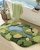 DEXI Moss Bath Mat Ultra Thick Soft Green Bathroom Rug Water Absorbent Non Slip Microfiber Rugs for Shower Floor Sink Bedroom Home Accessories Decor 20x32 Moss Green