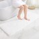 Disolla White Bathrom Runner Rug 24x70 Extra Large Soft Plush Bath Mat Thick Long NonSlip Shaggy Floor Mat UltraAbsorbent for Master Bathroom Vanity
