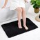 Disolla Black Bathroom Rug 24x36 NonSlip Plush Thick Bath Mat Highly Absorbent Ultra Soft Fluffy Floor Mat Machine Washable for Shower and Tub