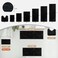 Disolla Black Bathroom Rug 24x36 NonSlip Plush Thick Bath Mat Highly Absorbent Ultra Soft Fluffy Floor Mat Machine Washable for Shower and Tub