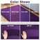 YIHOUSE Memory Foam Bath Mat Set Bathroom Rugs Sets 2 Pieces Non Slip Bath Mats for Bathroom Super Soft and Water Absorbent Bath Rug Set Machine Washable U Shape RugPurple