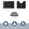 Housego 2PCS Absorbent Bath Mat Magic Rug Sets Quick Drying Bath Mat NonSlip Floor Rug Rubber Backed for Bathroom Kitchen Shower Sink Water Absorbent 197x236197x319 Black