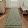 H.VERSAILTEX HVERSAILTEX Waffle Bath Runner Rug Long Bath Mat Super Absorbent Boho Bath Rugs Non Slip Bath Runner for Bathroom Floor Machine Washable Dry Fast Bathroom Rugs with Tassels 24 x 72 Sage