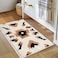 Tyrot Boho Bathroom Rugs Non Slip Washable Western Aztec Bath Mats Rugs for Bathroom Floor Fluffy Plush Soft Absorbent Farmhouse Carpet for Shower Kitchen Entryway 20x32 inch