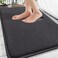 OLANLY Thick Memory Foam Bath Mat Rug 30x20 Extra Soft Absorbent Bathroom Rug Quick Dry Bath Mats NonSlip Machine Washable Carpet for Bathroom Tub and Shower Home Decor Accessories Dark Grey