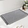 H.VERSAILTEX HVERSAILTEX Waffle Bath Mat Super Absorbent Boho Bath Mat Non Slip Bath Rugs for Bathroom Floor Machine Washable Dry Fast Bathroom Rugs with Handmade Tassels 20 x 32 Sage