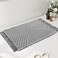 H.VERSAILTEX HVERSAILTEX Waffle Bath Mat Super Absorbent Boho Bath Mat Non Slip Bath Rugs for Bathroom Floor Machine Washable Dry Fast Bathroom Rugs with Handmade Tassels 20 x 32 Sage