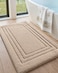 DEXI Bath Mats Bathroom Rug 32x20 Non Slip Bathroom Rugs Washable Absorbent Bathmat Quick Dry for Shower Floor Sink Beige