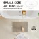 TYUU Waffle Bath Mat Boho Bathroom Rugs Non Slip Washable Super Absorbent Quick Dry Bath Mat Farmhouse Bathroom Decor 30x20 Khaki and White