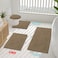 Smiry Luxury Chenille Bathroom Rugs 30x20 Extra Soft and Absorbent Shaggy Bath Mat Machine Washable NonSlip Plush Carpet Runner for Tub Shower and Floor Home Decor Accessories Camel