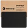THMINS Black Stone Bath Mat 32x20 Extra Large Stone Bath Mat Super Absorbent Quick Drying for Bathroom Easy to Clean