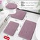 OLANLY Small Bathroom Rugs 24x16 Extra Soft Absorbent Chenille Bath Rugs Rubber Backing Quick Dry Machine Washable Bath Mats for Bathroom Floor Tub and Shower Home Decor Accessories Deep Plum