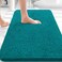 OLANLY Bathroom Rugs 30x20 Extra Soft Absorbent Chenille Bath Rugs Rubber Backing Quick Dry Machine Washable Bath Mats for Bathroom Floor Tub and Shower Home Decor Accessories Deep Lake