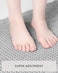 tchdio Waffle Bath Mat Rug Super Absorbent Non Slip Bath Mats for Bathroom Mat Ultra Soft Bathmat Machine Washable Bathroom Rugs with Tassels Bath Rugs Beside Tub 17 x 24 Light Grey