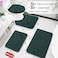 OLANLY Bathroom Rugs 36x24 Extra Soft Absorbent Chenille Bath Rugs Rubber Backing Quick Dry Machine Washable Bath Mats for Bathroom Floor Tub and Shower Home Decor Accessories Blackish Green