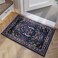 Rugcomf Entryway Rug 2x3 Rug Door Mat Indoor Entrance Washable Rug Small NonSlip Low Pile Throw Rugs for Entryway Kitchen Front Door Indoor Entrance EntryBlue