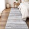 WIEVEDENS Washable Kitchen Runner Rug for Family EasytoClean Runners for Hallway Entryway Bedroom Stain and Water Resistant Rugs with NonSlip Backing Soft LowPile Carpet 2x6 Beige Grey