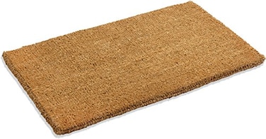 Kempf 1 Thick Natural Woven Coco Coir Doormat 22 x 36 HeavyDuty Coconut Fiber Scraper Mat for Front Door Entryway Porch