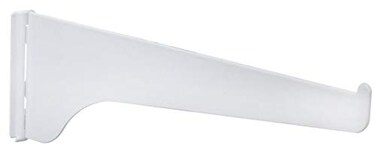 KnapeVogt Knape Vogt 180WH 8 8 White Shelf Brackets