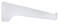 KnapeVogt Knape Vogt 180WH 8 8 White Shelf Brackets
