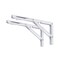 CLT CLETING CLT 14 White Folding Shelf Brackets Max Load 440 lb Heavy Duty DIY Wall Mounted Shelf Bracket Space Saving for Table Work Bench Pack of 2